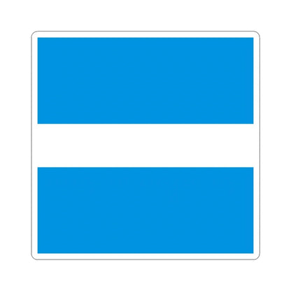 Flag of Kremenchuk (Ukraine) STICKER Vinyl Kiss-Cut Decal 3 Inch White - The Sticker Space