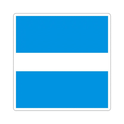 Flag of Kremenchuk (Ukraine) STICKER Vinyl Kiss-Cut Decal 4 Inch White - The Sticker Space