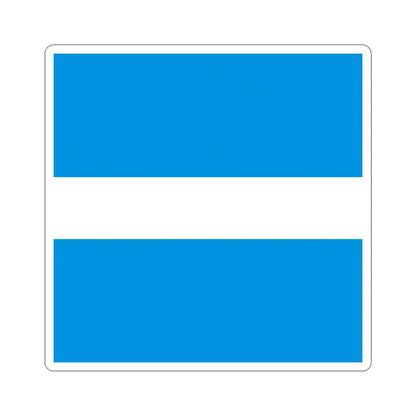 Flag of Kremenchuk (Ukraine) STICKER Vinyl Kiss-Cut Decal 6 Inch White - The Sticker Space