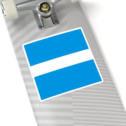 Flag of Kremenchuk (Ukraine) STICKER Vinyl Kiss-Cut Decal - The Sticker Space