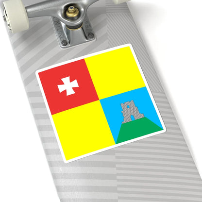 Flag of Kremenets (Ukraine) STICKER Vinyl Kiss-Cut Decal - The Sticker Space