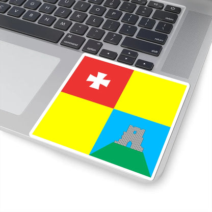 Flag of Kremenets (Ukraine) STICKER Vinyl Kiss-Cut Decal - The Sticker Space