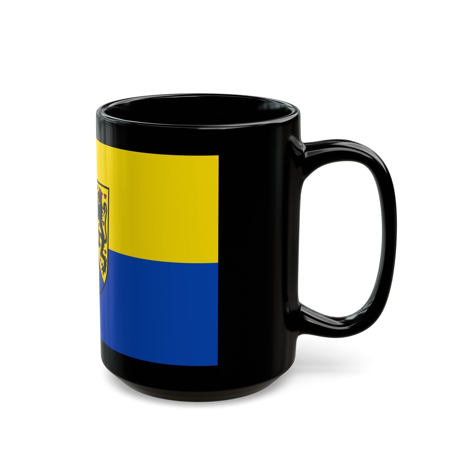 Flag of Kronach Germany - Black Coffee Mug-The Sticker Space