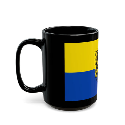 Flag of Kronach Germany - Black Coffee Mug-The Sticker Space