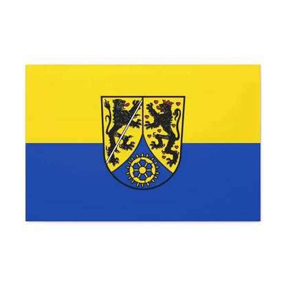 Flag of Kronach Germany - Canvas Wall Art 30" x 20" 1.25" - The Sticker Space