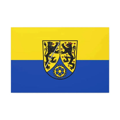 Flag of Kronach Germany - Canvas Wall Art 36" x 24" 1.25" - The Sticker Space