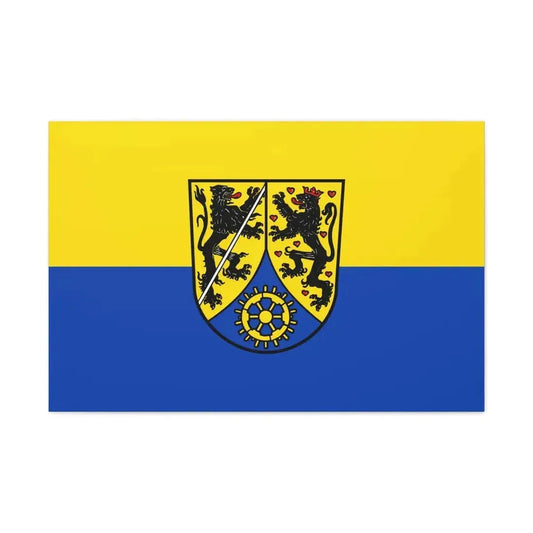 Flag of Kronach Germany - Canvas Wall Art 36" x 24" 1.25" - The Sticker Space