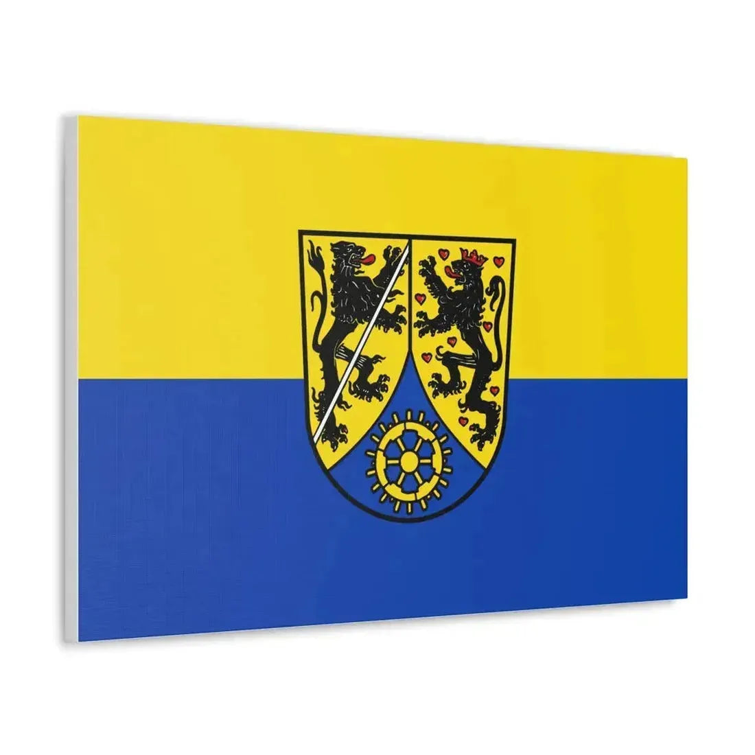 Flag of Kronach Germany - Canvas Wall Art - The Sticker Space