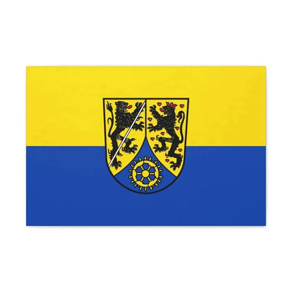 Flag of Kronach Germany - Canvas Wall Art - The Sticker Space