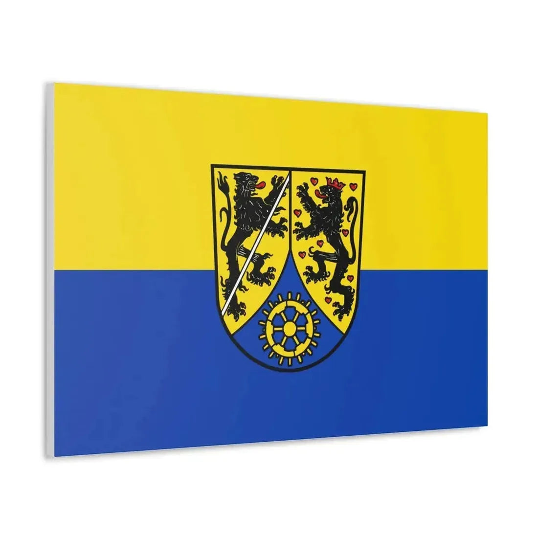 Flag of Kronach Germany - Canvas Wall Art - The Sticker Space
