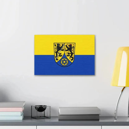 Flag of Kronach Germany - Canvas Wall Art - The Sticker Space