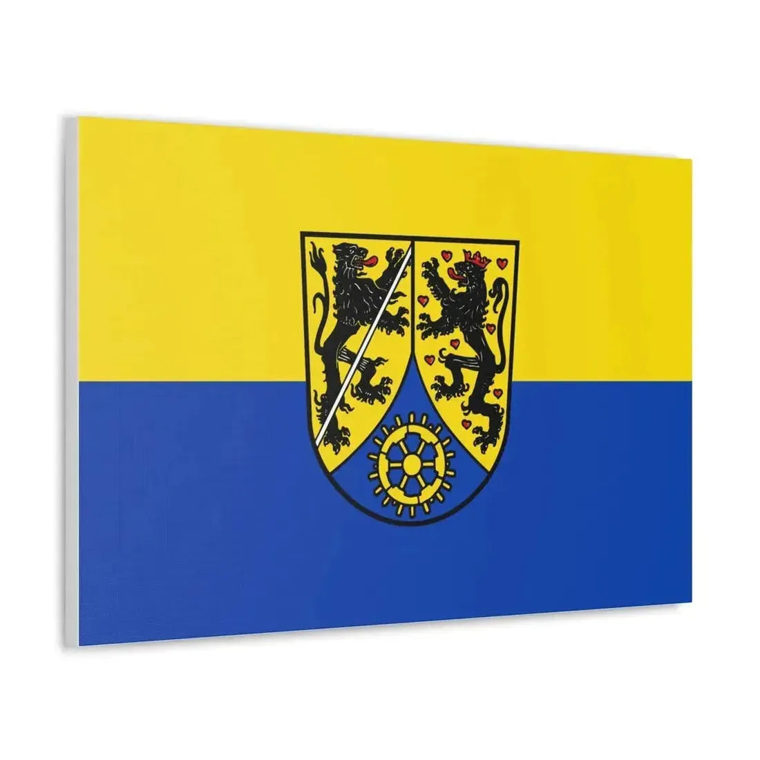 Flag of Kronach Germany - Canvas Wall Art - The Sticker Space