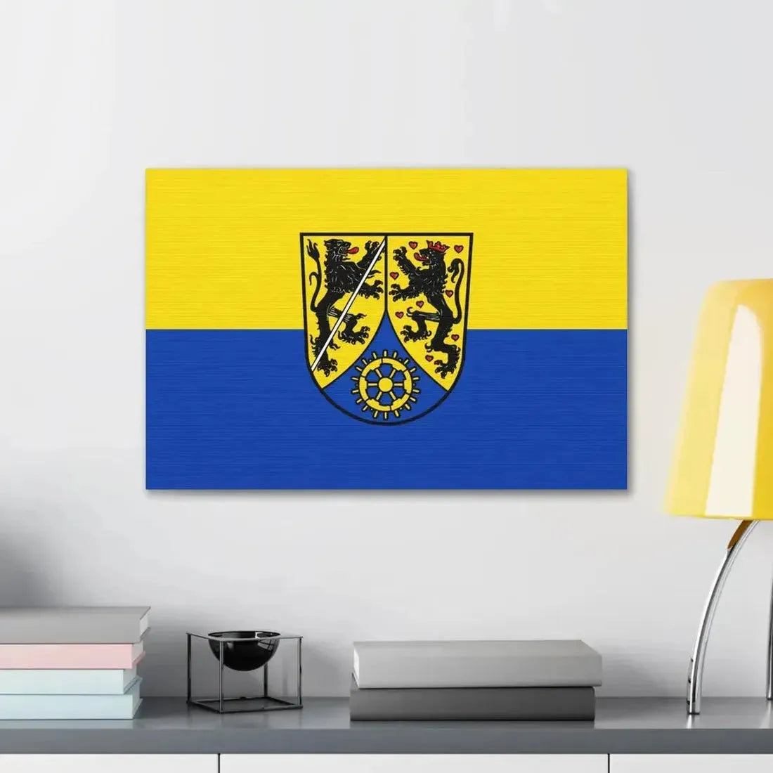 Flag of Kronach Germany - Canvas Wall Art - The Sticker Space