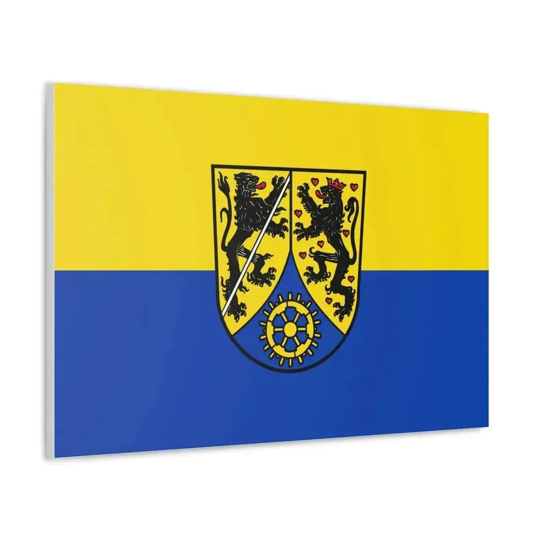 Flag of Kronach Germany - Canvas Wall Art - The Sticker Space