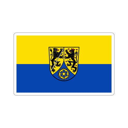 Flag of Kronach Germany STICKER Vinyl Die-Cut Decal-4 Inch-The Sticker Space