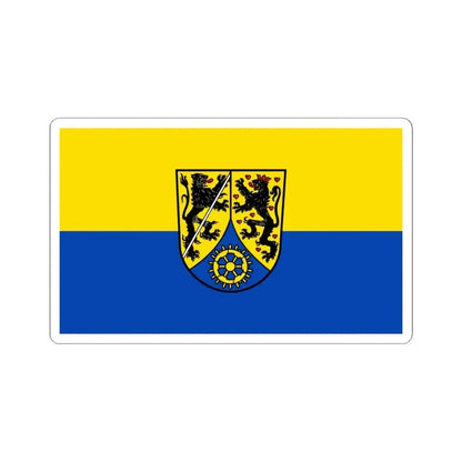 Flag of Kronach Germany - STICKER Vinyl Kiss-Cut Decal 6 Inch White - The Sticker Space
