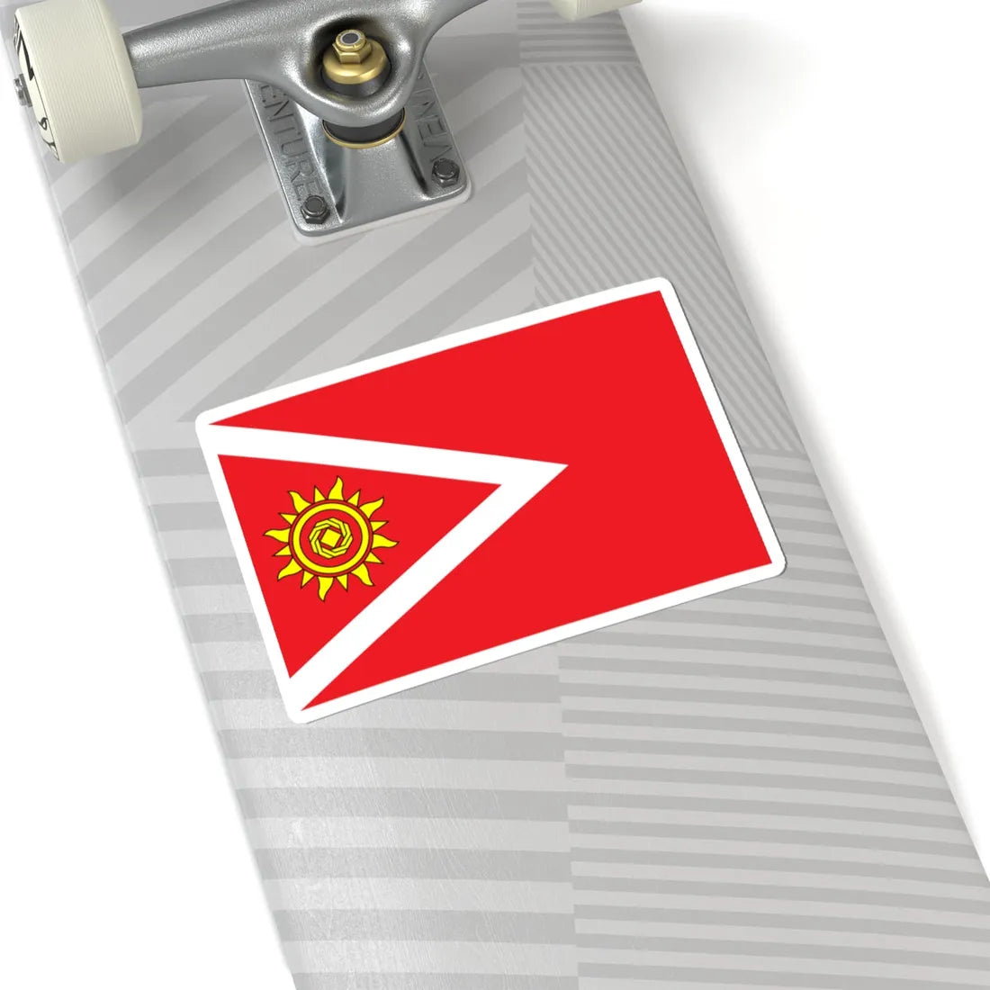 Flag of Kropyvnytskyi Raion (Ukraine) STICKER Vinyl Kiss-Cut Decal - The Sticker Space