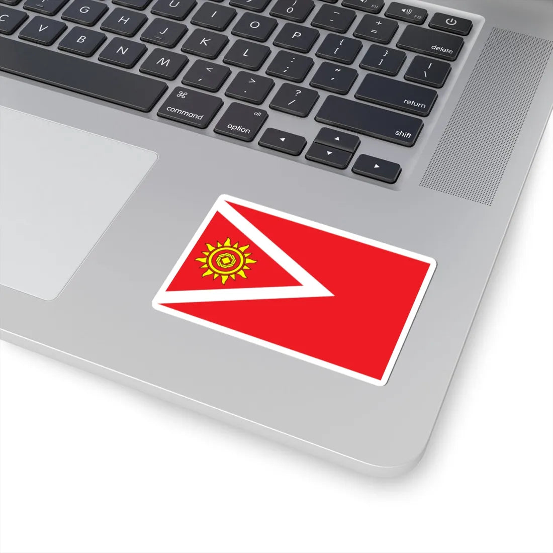 Flag of Kropyvnytskyi Raion (Ukraine) STICKER Vinyl Kiss-Cut Decal - The Sticker Space