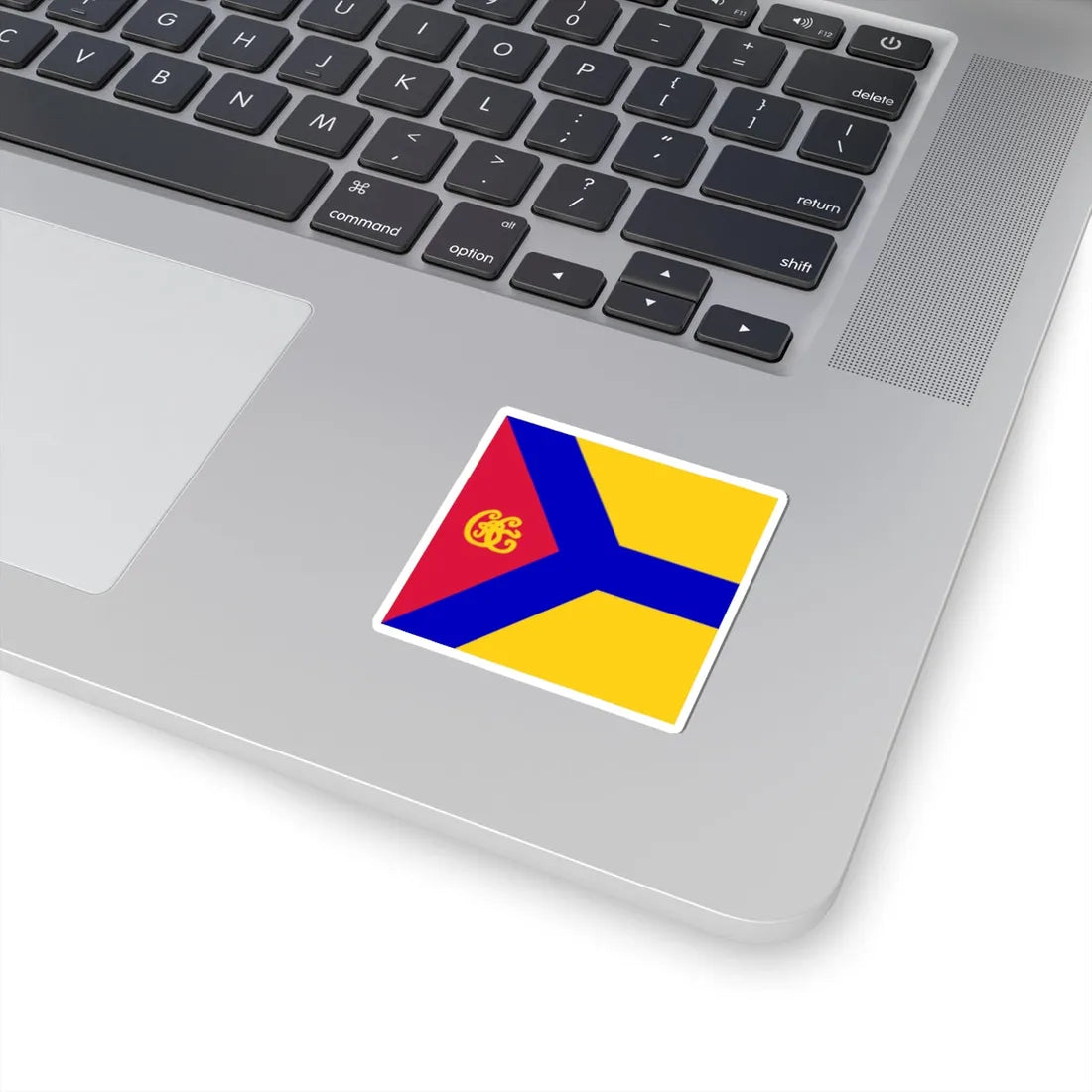 Flag of Kropyvnytskyi (Ukraine) STICKER Vinyl Kiss-Cut Decal - The Sticker Space