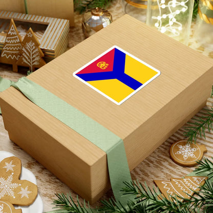 Flag of Kropyvnytskyi (Ukraine) STICKER Vinyl Kiss-Cut Decal - The Sticker Space