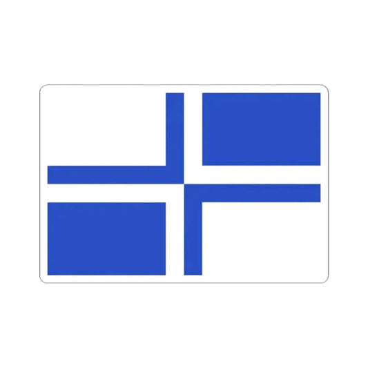 Flag of Kruisem (Belgium) STICKER Vinyl Kiss-Cut Decal 2 Inch White - The Sticker Space