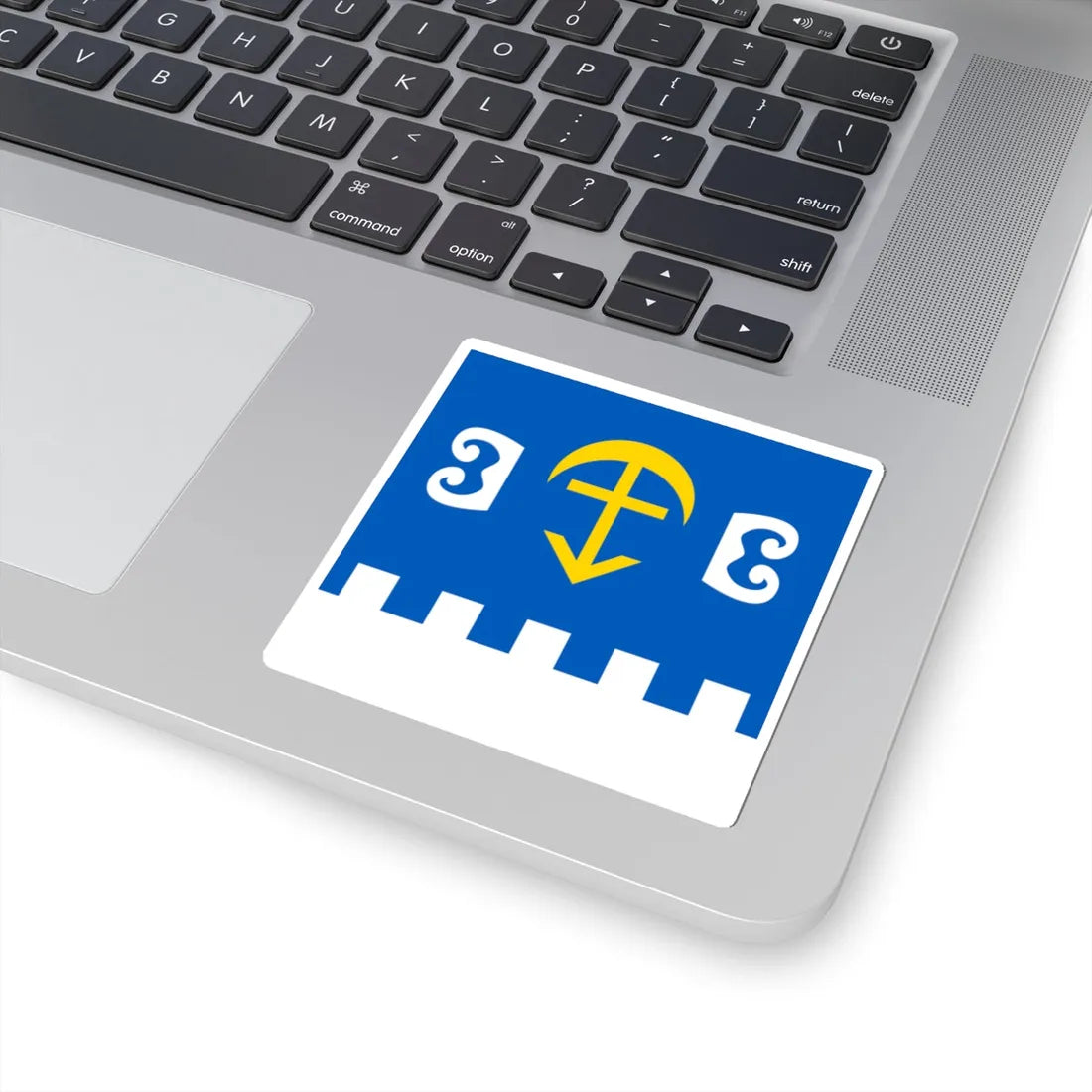 Flag of Krykhivtsi (Ukraine) STICKER Vinyl Kiss-Cut Decal - The Sticker Space