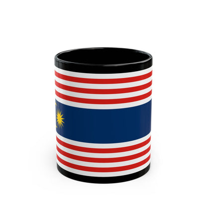 Flag of Kuala Lumpur Malaysia - Black Coffee Mug-11oz-The Sticker Space