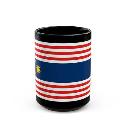 Flag of Kuala Lumpur Malaysia - Black Coffee Mug-15oz-The Sticker Space