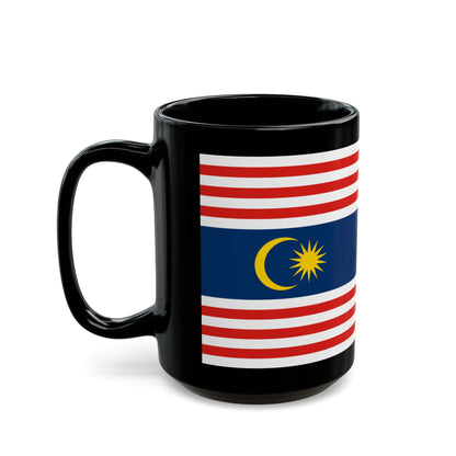 Flag of Kuala Lumpur Malaysia - Black Coffee Mug-The Sticker Space