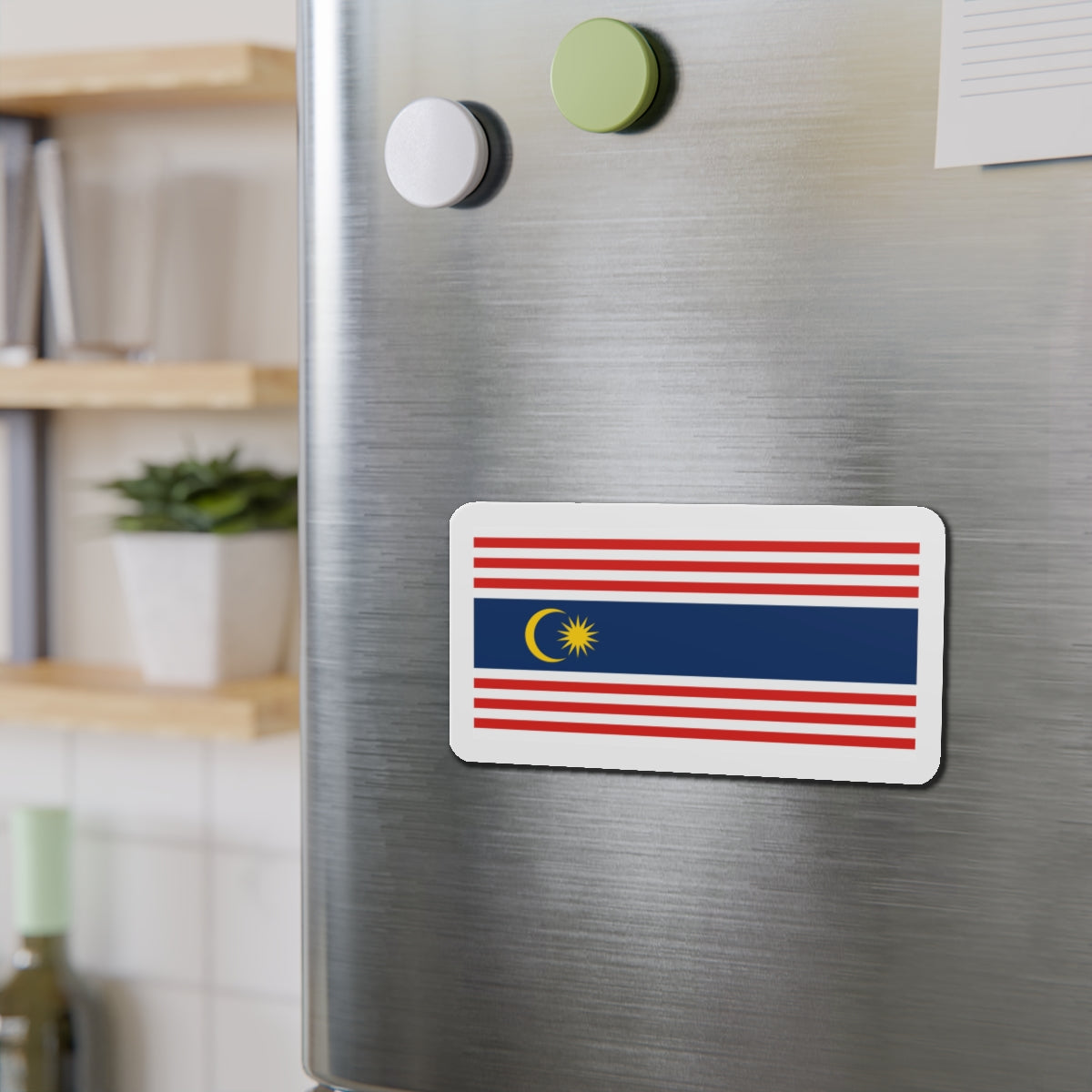 Flag of Kuala Lumpur Malaysia - Die-Cut Magnet-The Sticker Space