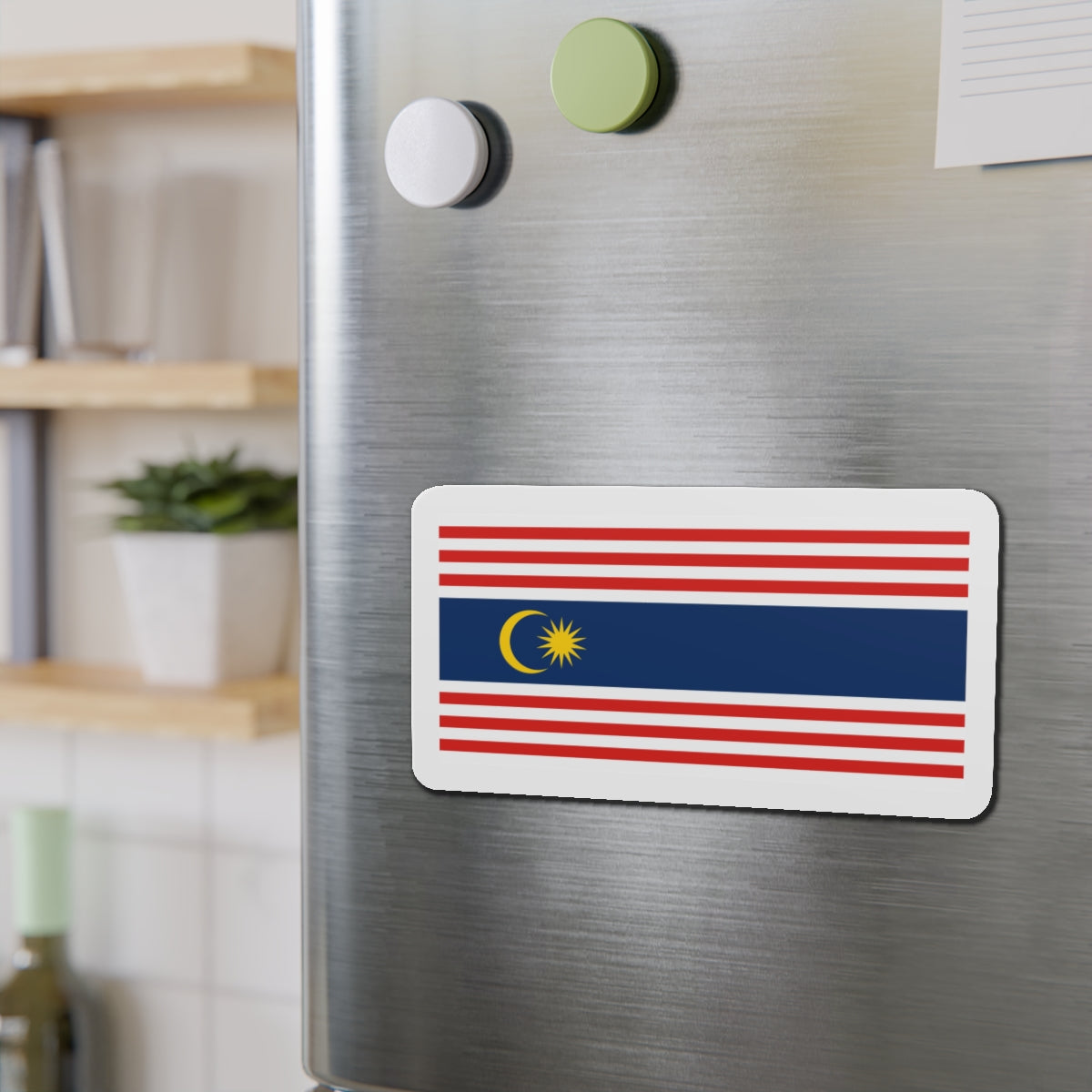 Flag of Kuala Lumpur Malaysia - Die-Cut Magnet-The Sticker Space