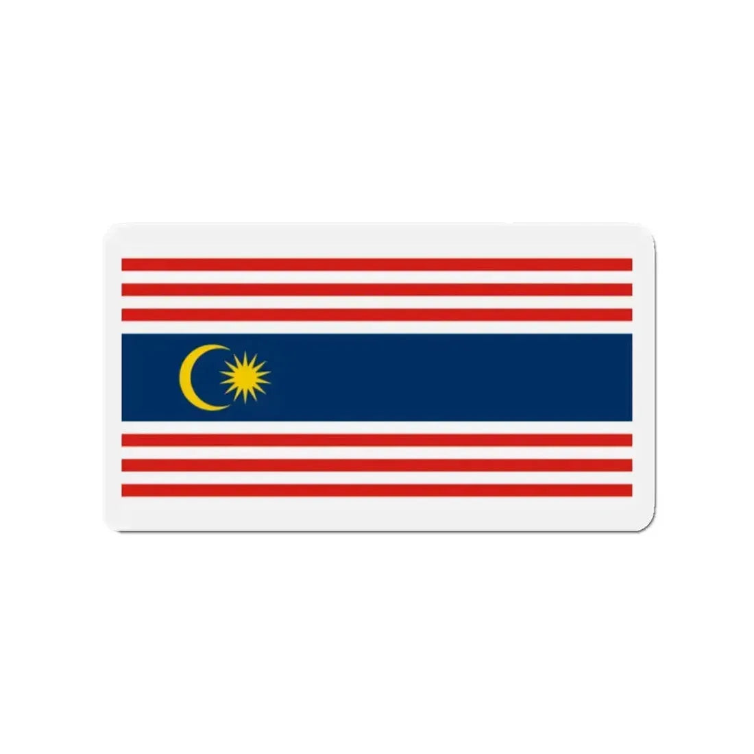 Flag of Kuala Lumpur Malaysia - Refrigerator Magnet 2 Inch - The Sticker Space