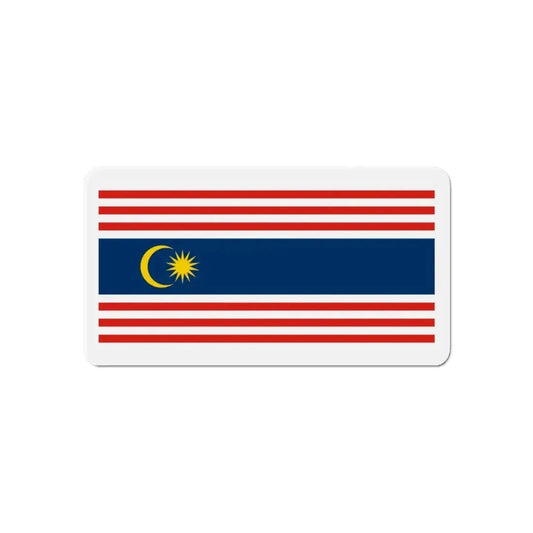 Flag of Kuala Lumpur Malaysia - Refrigerator Magnet 6 Inch - The Sticker Space