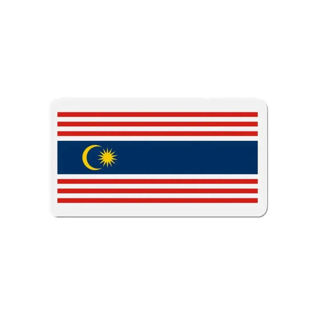 Flag of Kuala Lumpur Malaysia - Refrigerator Magnet - The Sticker Space