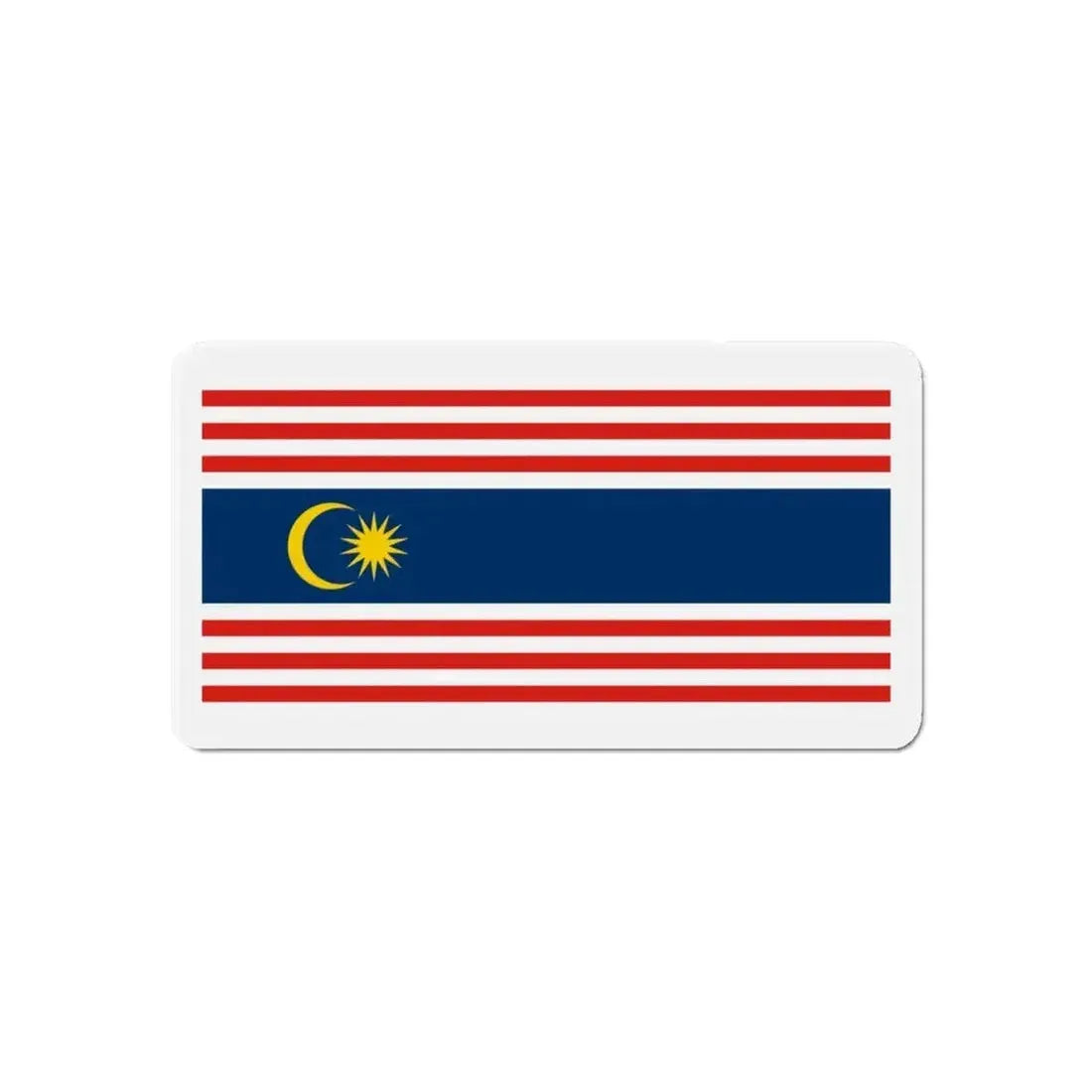 Flag of Kuala Lumpur Malaysia - Refrigerator Magnet - The Sticker Space