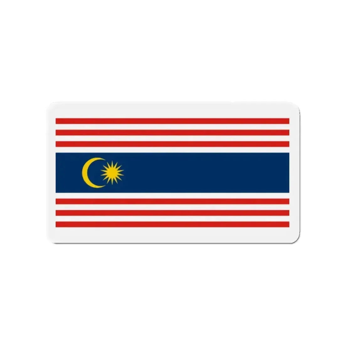 Flag of Kuala Lumpur Malaysia - Refrigerator Magnet - The Sticker Space