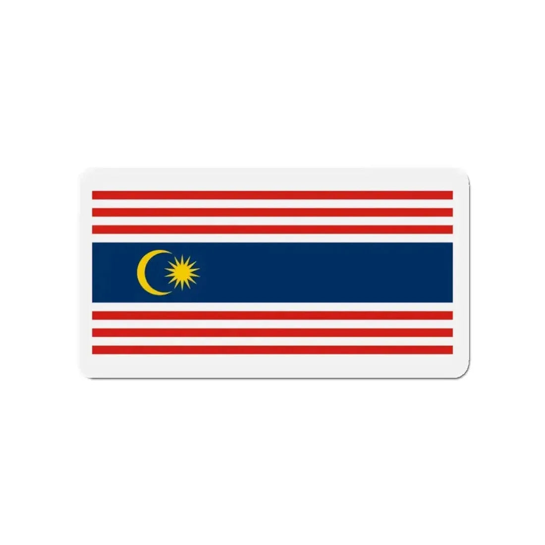 Flag of Kuala Lumpur Malaysia - Refrigerator Magnet - The Sticker Space