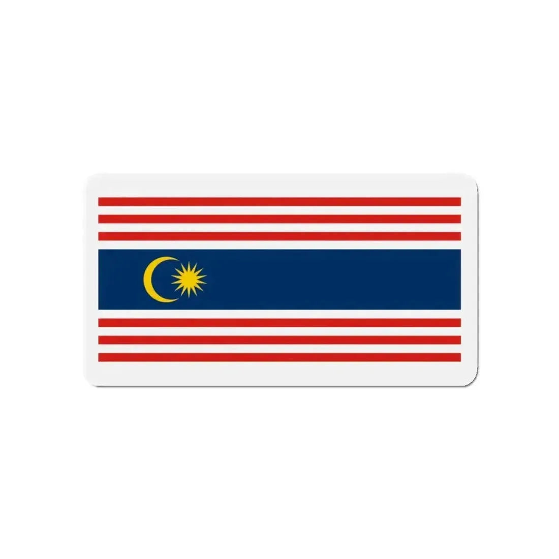 Flag of Kuala Lumpur Malaysia - Refrigerator Magnet - The Sticker Space