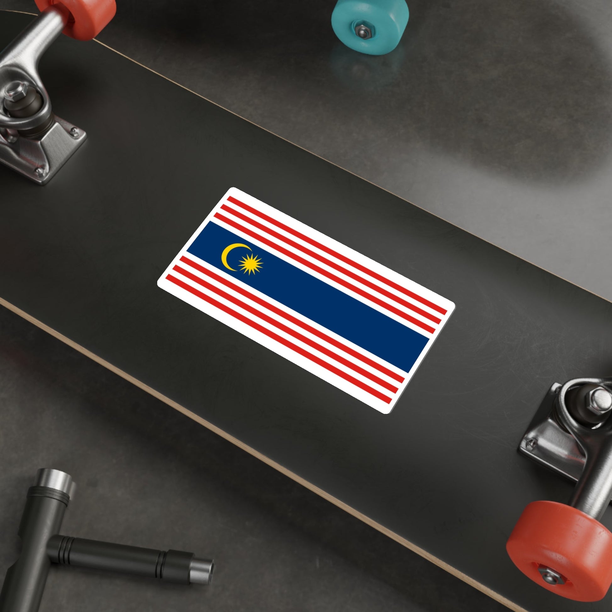 Flag of Kuala Lumpur Malaysia STICKER Vinyl Die-Cut Decal-The Sticker Space