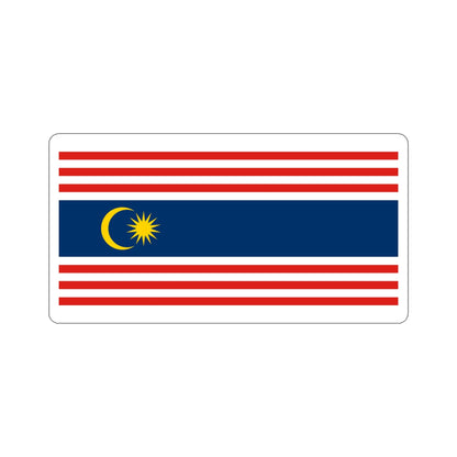 Flag of Kuala Lumpur Malaysia STICKER Vinyl Die-Cut Decal-5 Inch-The Sticker Space