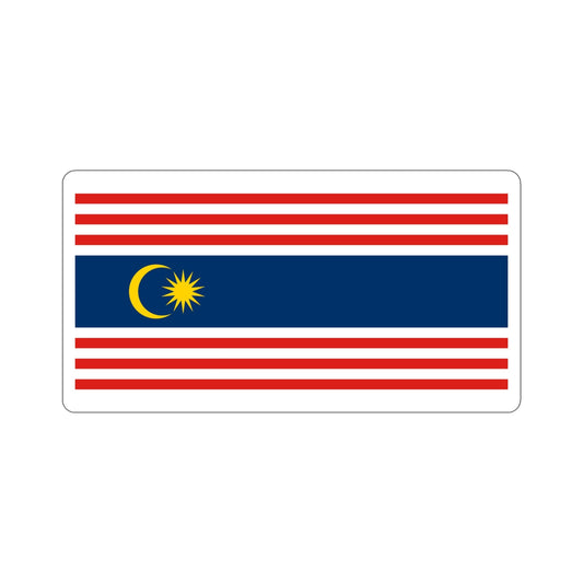 Flag of Kuala Lumpur Malaysia STICKER Vinyl Die-Cut Decal-6 Inch-The Sticker Space