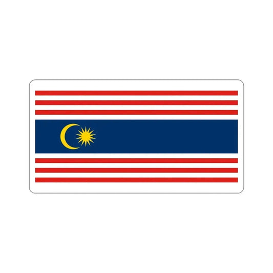 Flag of Kuala Lumpur Malaysia STICKER Vinyl Die-Cut Decal 6 Inch - The Sticker Space