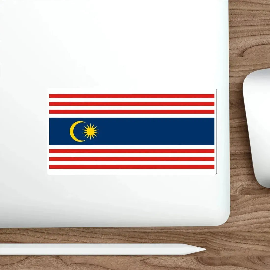 Flag of Kuala Lumpur Malaysia STICKER Vinyl Die-Cut Decal - The Sticker Space