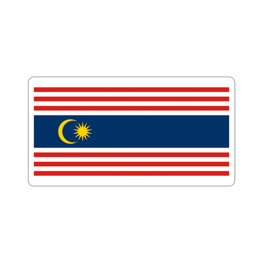 Flag of Kuala Lumpur STICKER Vinyl Die-Cut Decal-6 Inch-The Sticker Space