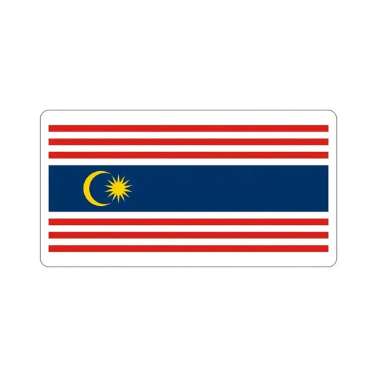 Flag of Kuala Lumpur STICKER Vinyl Die-Cut Decal 6 Inch - The Sticker Space