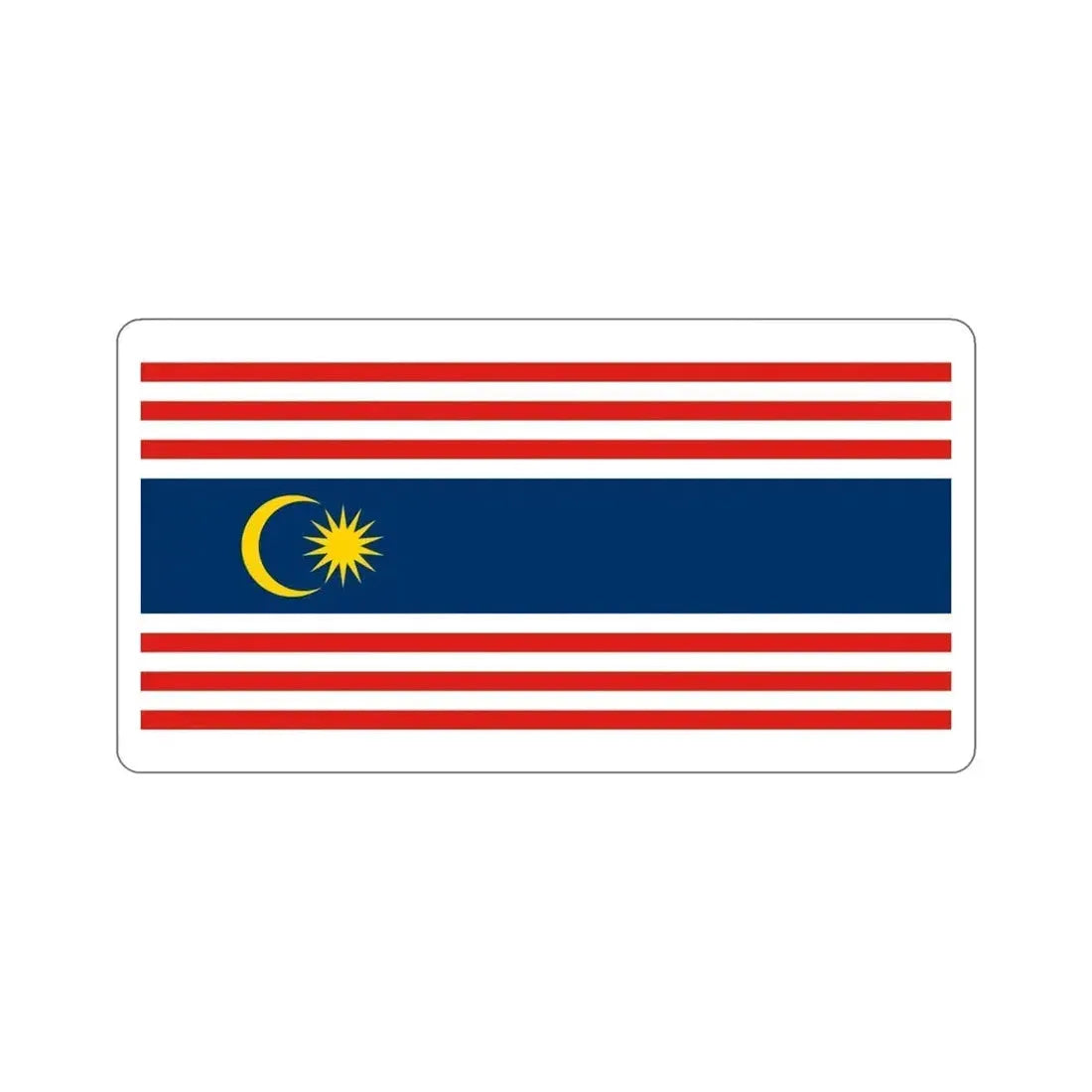Flag of Kuala Lumpur STICKER Vinyl Die-Cut Decal - The Sticker Space