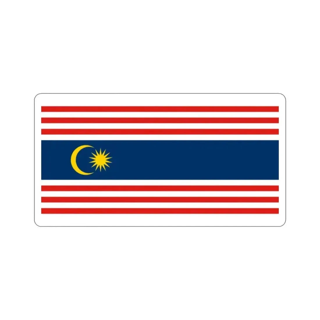 Flag of Kuala Lumpur STICKER Vinyl Die-Cut Decal - The Sticker Space