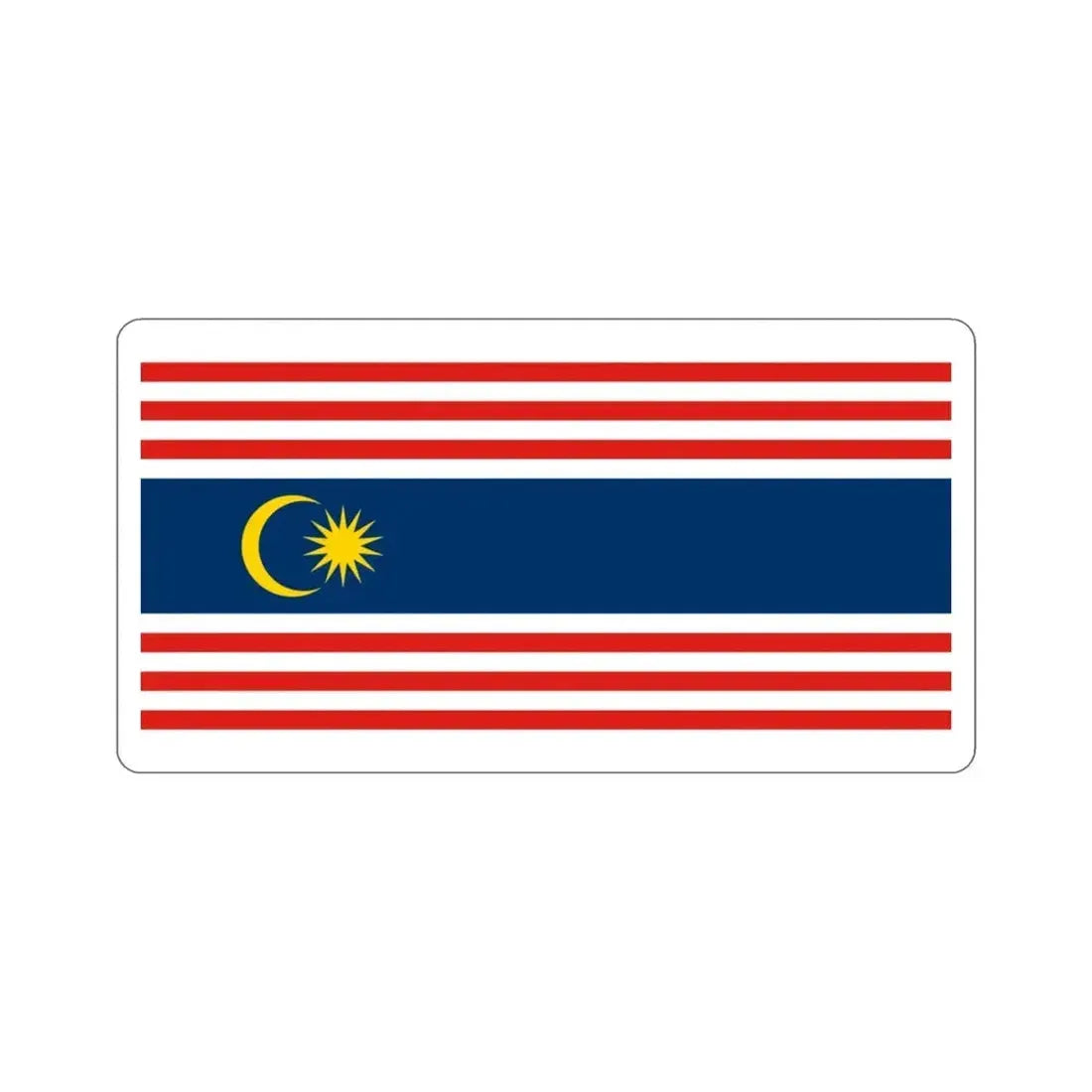 Flag of Kuala Lumpur STICKER Vinyl Die-Cut Decal - The Sticker Space