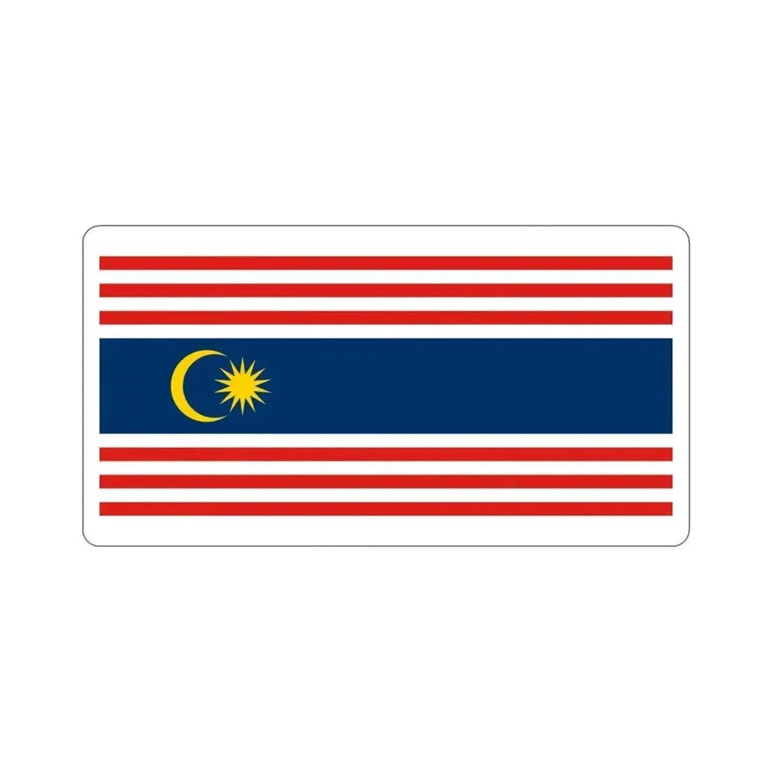 Flag of Kuala Lumpur STICKER Vinyl Die-Cut Decal - The Sticker Space