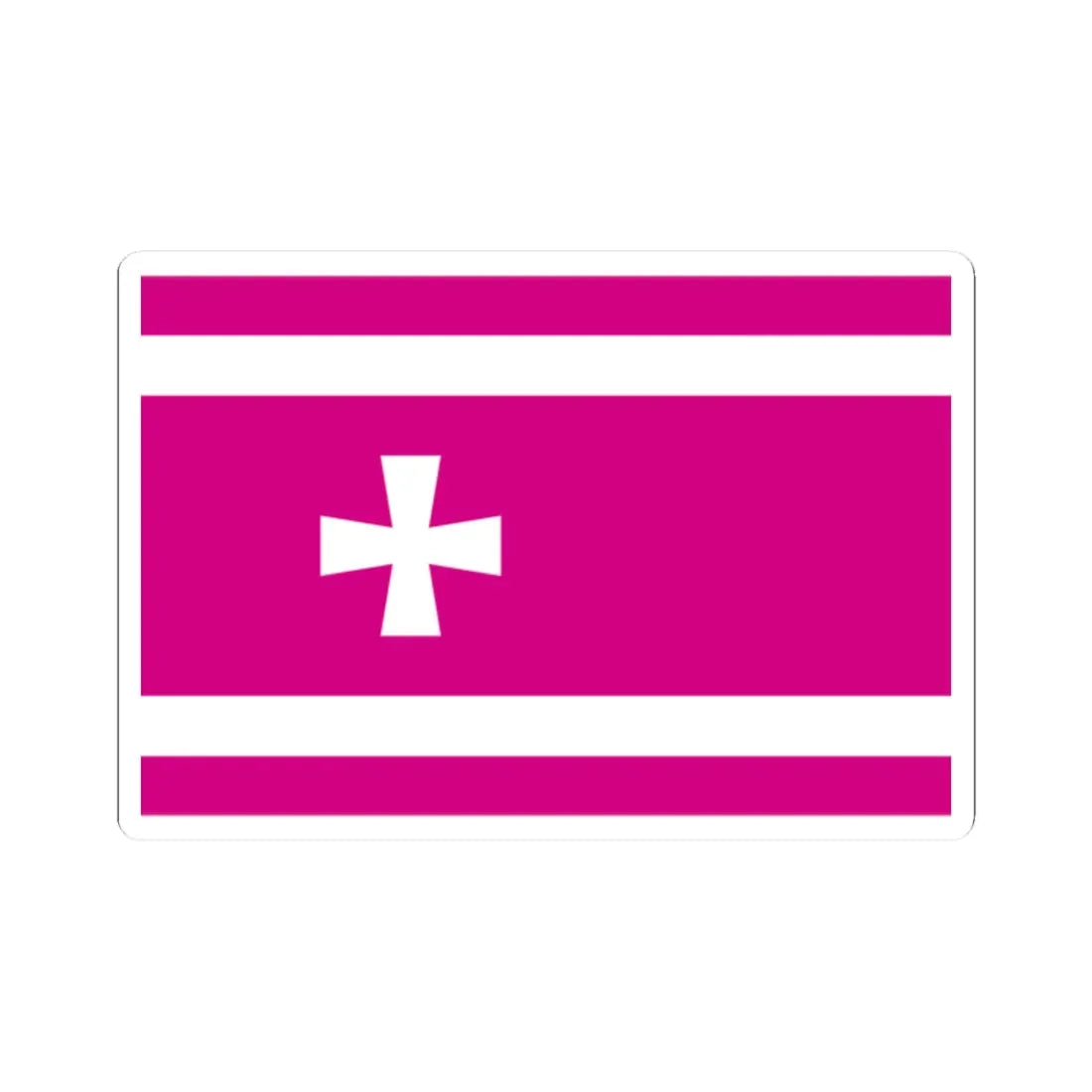 Flag of Kuban Ukraine (Ukraine) STICKER Vinyl Kiss-Cut Decal 2 Inch White - The Sticker Space